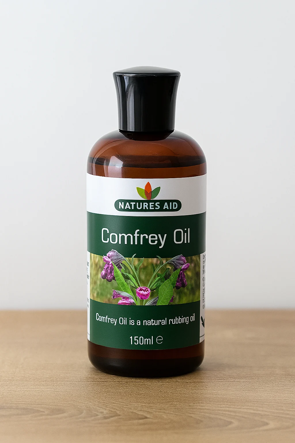 Comfrey oil natural skin healing 150ml bottle